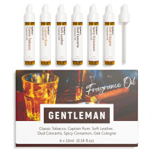 Benatu Gentleman Premium Geuroli Set voor Diffuser, Kaars, Zeep - Mannengeuren Aromatherapie Cadeau voor Thuis