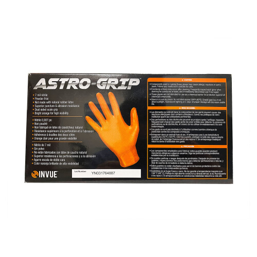 SAS Safety 66573 Astro Grip Guante desechable de nitrilo sin polvo 2