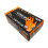 SAS SAFECTY 66573 ASTRO GRIP POWER POWERS NITRILE DISSOSIBLE GLANT Large Pack de 100 orange 1