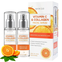 Vitamin-C-Serum mit Kollagen  Dermatologisch getestete koreanische Hautpflege gegen dunkle Flecken und Hautaufhellung  Anti-Aging- und Akne-Gesicht