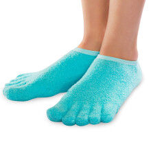 5-Zehen Gelgefüllte Fuß Feuchtigkeitsstrümpfe von NatraCure - Aloe & Shea Infused Fuzzy Socken