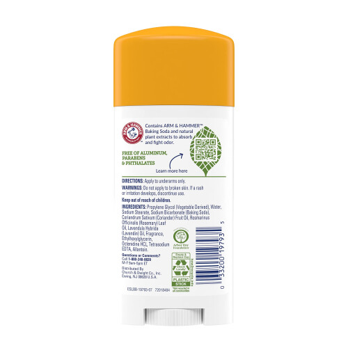 Arm & Hammer Deodorant Rosemary Lavender 2.5oz 2pk 2