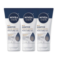 Nivea Men Gevoelige Gezichts- en Baardvochtgel, Hydrateert Huid en Baard, 1.7 Fl Oz Tu
