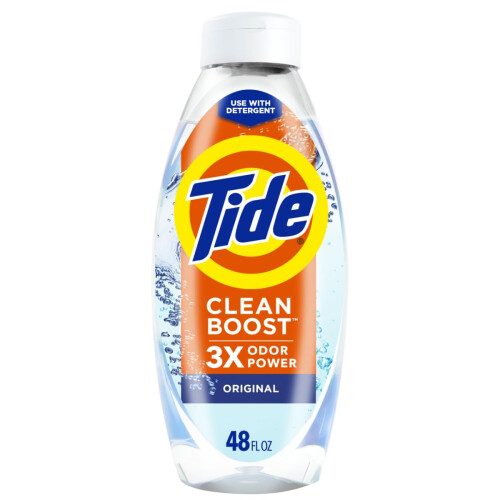 TIDE COMPOSSION DE DEMANDE RINSE AVEC LA POWER 3X POWER ORGINAL Scent 48 oz