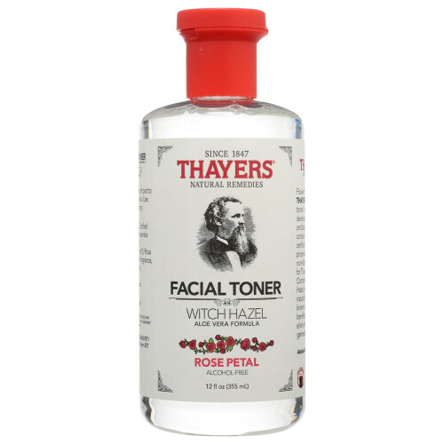 Thayers Rose Petal Witch Hazel con aloe vera - 12 once (2 pacchetti)