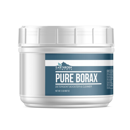 Earthborn Elements Borax Powder (2 lb) Multipurpose Cleaner & Detergent Booster terfrslutningsbart badkar 2