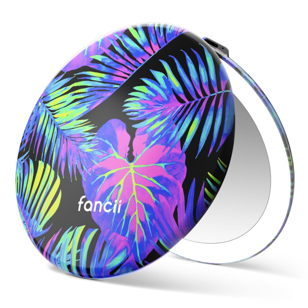 Fancii Light Taylor Led Ed Compact Travel Mirror Rechargeable 10X /1X Magnifying 3 Settings - Best For Makeup On The Go Touch-Ups Groom