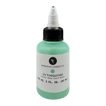 Narrative Cosmetics UV Fluorescent Alcohol Airbrush Paints - 2 fl oz Glow Effect Vattentt Svetttt, mycket pigmenterad flytande makeup fr kropp