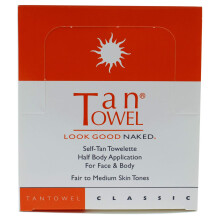 Asciugamano tan classico auto tan -tan towlettes aplicazione mezzo corpo 50 x 0,25 once 50 counte