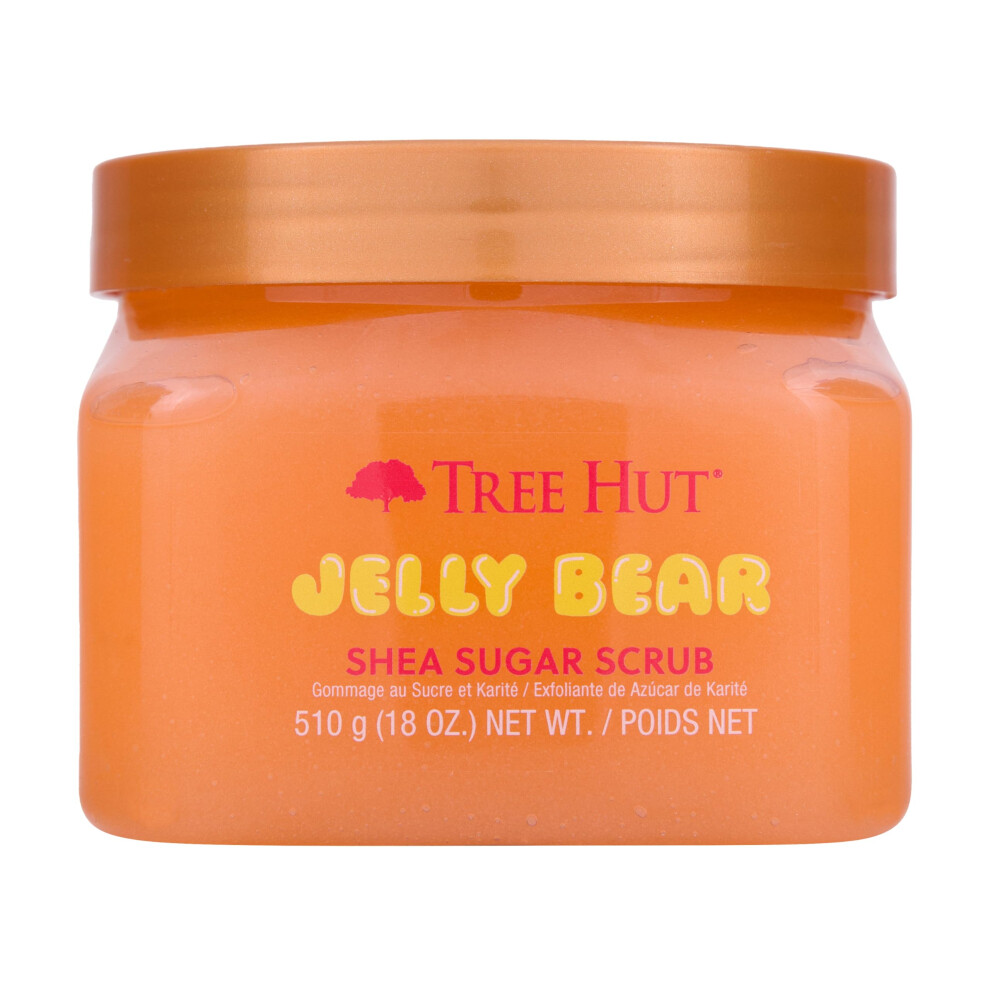 Baumhï¿½Tte Tree Hut Jelly Bear Shea Sugar Scrub | Exfoliating Body Scrub Removes Dead Dry Skin For A Soft & Hydrated Feel | Nourishing Essential Body Care | 18