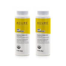 Acure Trockenshampoo fr alle Haartypen  erfrischt und absorbiert l fr sofortiges Volumen und sauberes Haar, veganes 2er-Pack