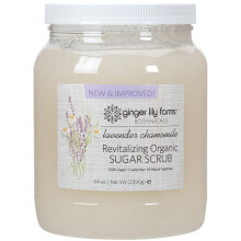 Ginger Lily Farms Botanicals Revitalizante Esfoliante de Acar Orgnico Totalmente Natural Pele Esfoliante Cristais de Acar 100% Vegano e Sem