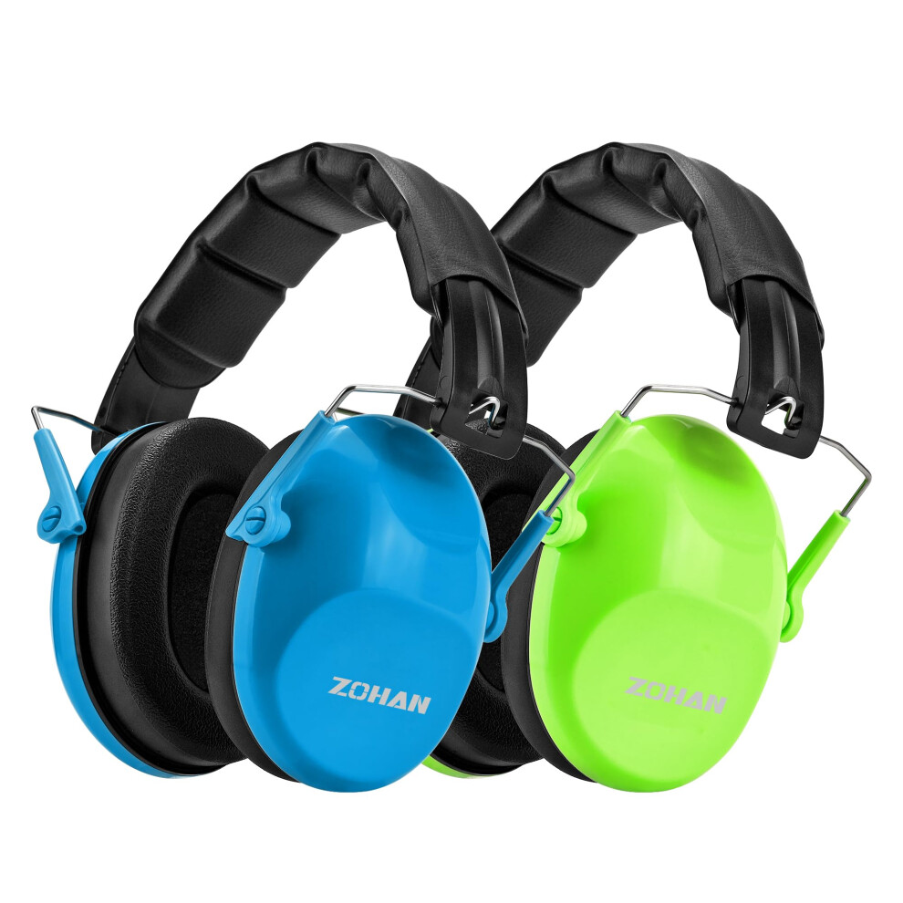 Zohan Kids Noise Cancelling Headphones - 25Db Nrr Kids Ear Protection 2 Pack Hearing Protection Safety Ear Muffs For School Monster Truck Firewo 781108420449
