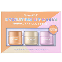 NatureWell Hydrating Lip Masks Mango Vanilj & Berry 0,70 ounce (pack med 3)