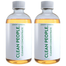 Clean People Cleaner Concentrate - All-Purpose Cleaner for Multi-Purpose Cleaning Bathrooms Floors Concentrated Recyclable Packaging (Lemon V