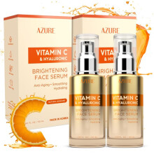 Vitamin-C-Gesichtsserum mit Hyaluronsure  Koreanisches Vitamin-C-Serum fr das Gesicht  Aufhellendes Anti-Aging-Serum fr dunkle Flecken und Falte