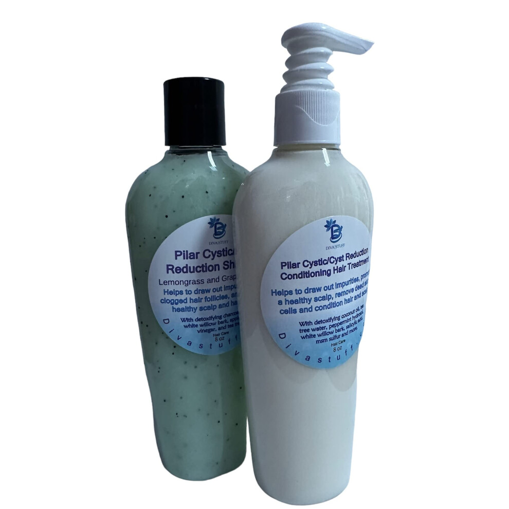 Pilar Cyst/Cyst Reduction Shampoo Und Conditioner Haar- Und Kopfhautbehandlung F R Diejenigen, Die Probleme Mit Entz Ndeten Haarfollikeln Pusteln-image