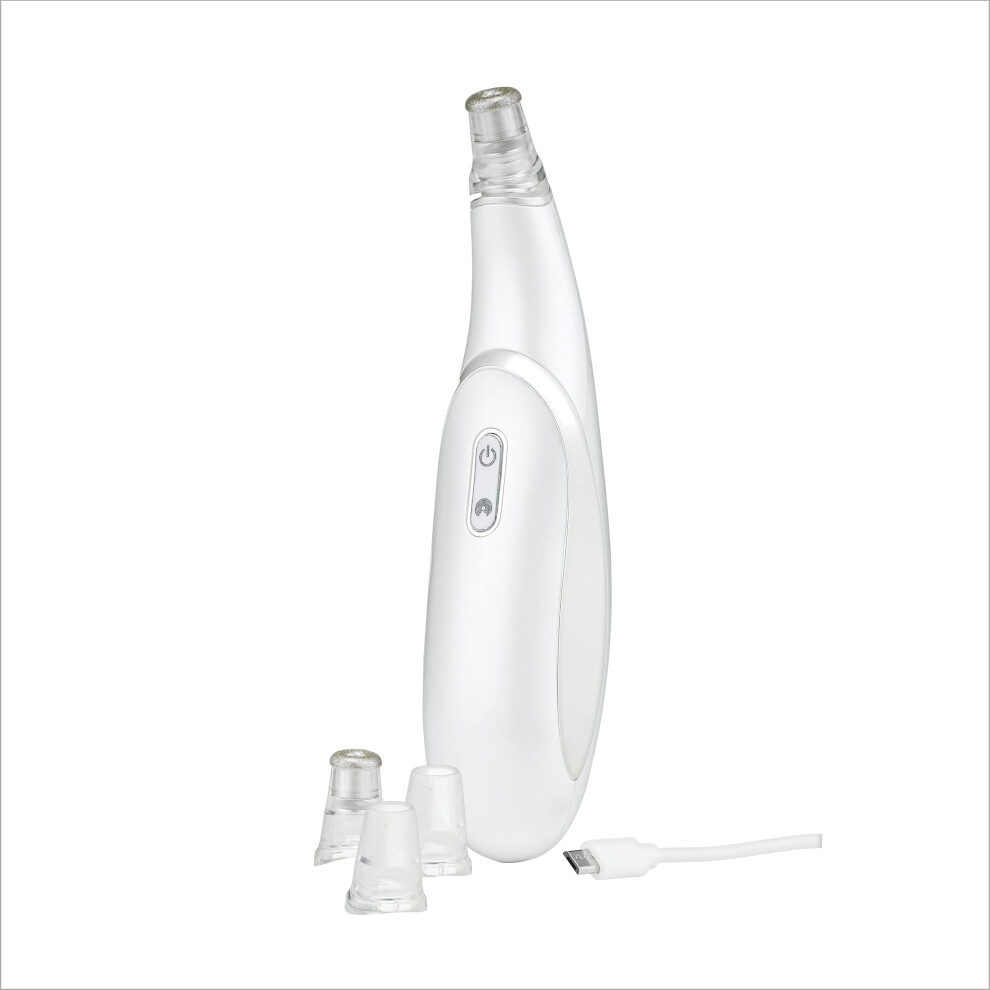Conair True Glow By Microdermabrasion Rechargeable Beauty Tool Includes 4 Microdermabrasion Attachments For Exfoliation + Pore Extraction