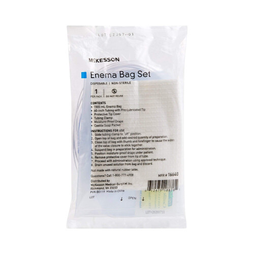Bag Emema con sapone 1500cc