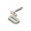 Joseph Joseph Joseph Joseph CleanTech 2 in 1 piastrella e vasca scrubber e pulizia di malta con setole a V 2