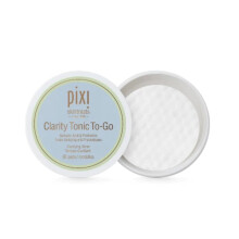Pixi Clarity Tonic to-Go Exfoliating & Clarifying g Pads Infused with Salicylic Acid for Clearer Skin Alcohol-Free Daily Purifying Toner On Th