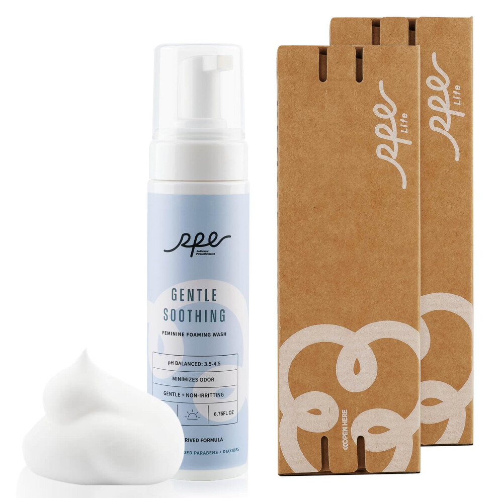 La Vie De Rpe Apaisante Moussant Le Lavage F Minin Pour Les Femmes Lavage Du Corps Base De Plantes Douce Pour L' Quilibre Sensible Du Ph De La-image