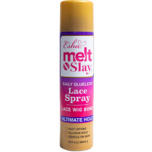 Esha MELT N SLAY Glueless Lace Spray - Ultimativt Hold Sved- og Vandafvisende Langvarigt Sikkert Grip til Lace Parykker Usynlig mat finish og kan