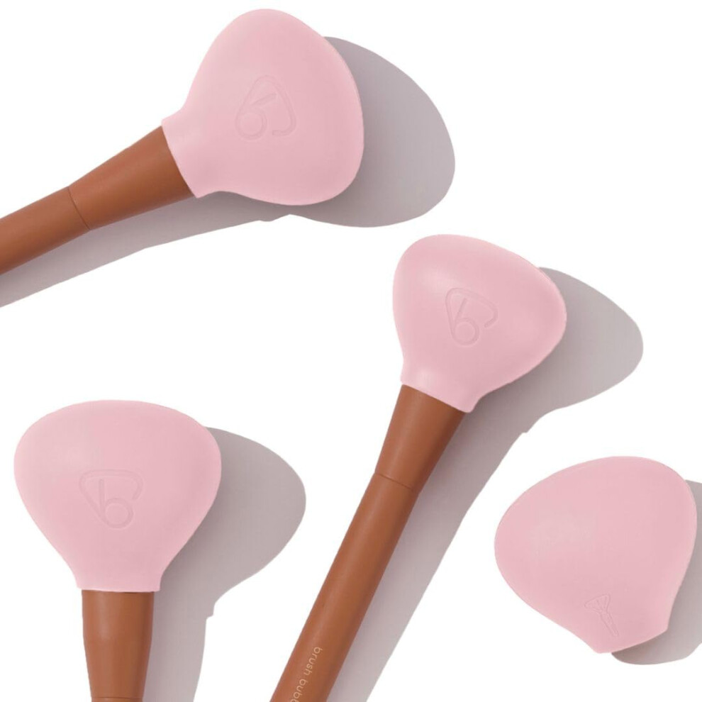 Brush Bubble Compact Silicone Makeup Brush Covers For Travel A Storage & Organizer Case For Brushes To Protect Makeup Bag Re-Designed Universal