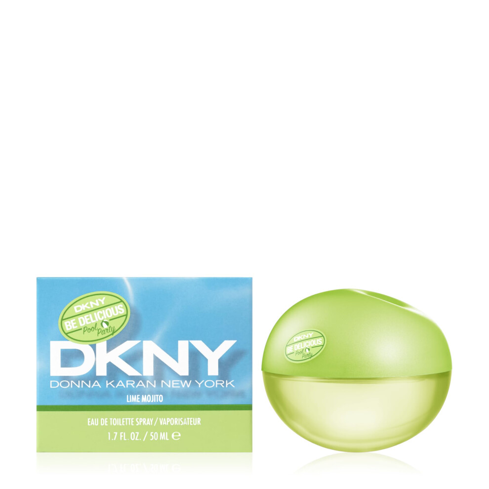 DKNY Be Delicious Pool Party Eau de Toilette Perfume Spray For Women  Lime Mojito  1.7 Fl. Oz.