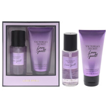 Victorias Secret Love Spell Set voor dames - 2-delige mini-cadeauset 2,5 oz geurmist 2,5 oz geurlotion