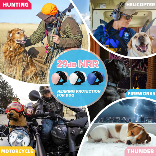 derYEP Hundehrevrn til hrevrn 29dB NRR hrevrn stjbeskyttelse (medium rd) 1