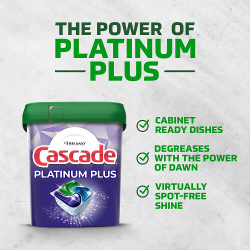 Cascade Platinum Plus Pods Dish lave-vaisse 1
