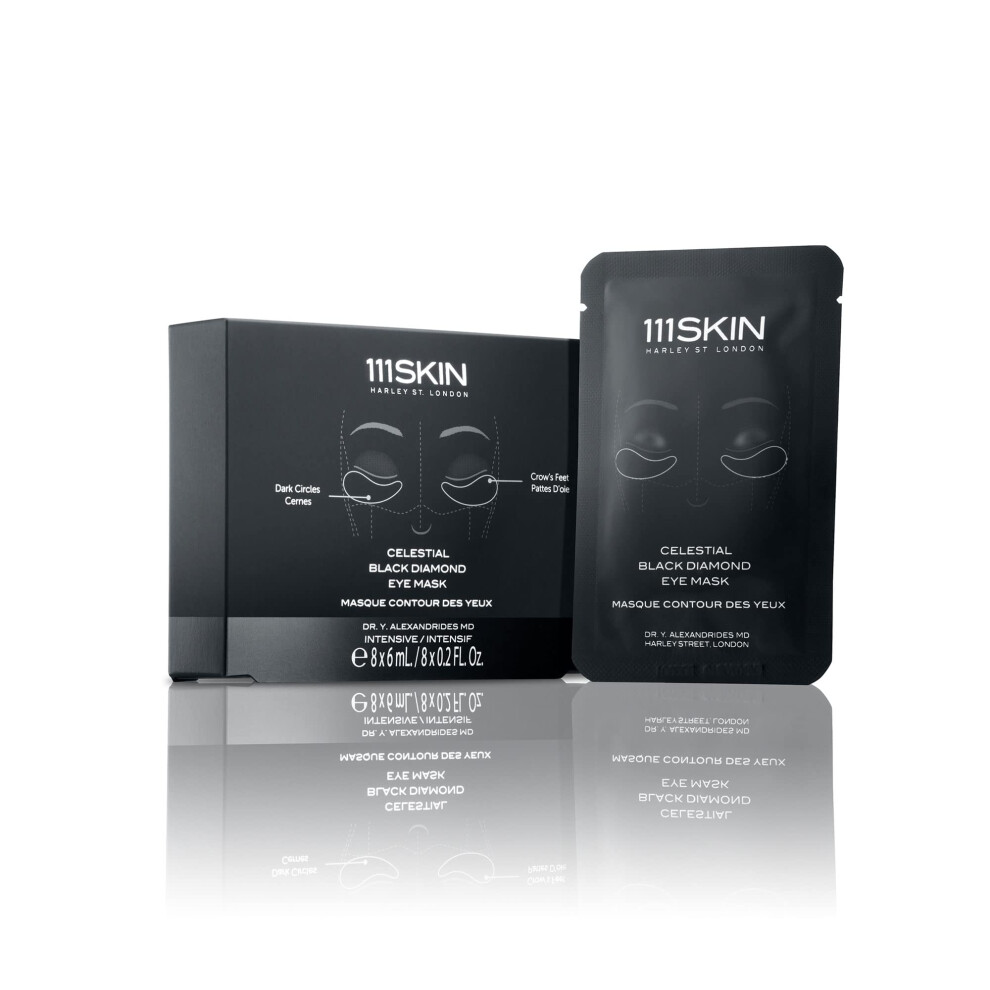 111Skin Intensive Celestial Black Diamond Eye Mask 8 X 6Ml - Image 3