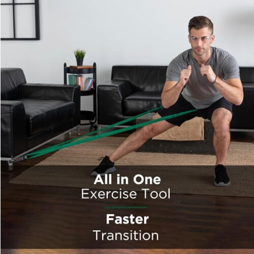 TheraBand THERABAND CLX Bande de Résistance avec Boucles, Pack de 2 pour Exercice à Domicile 1