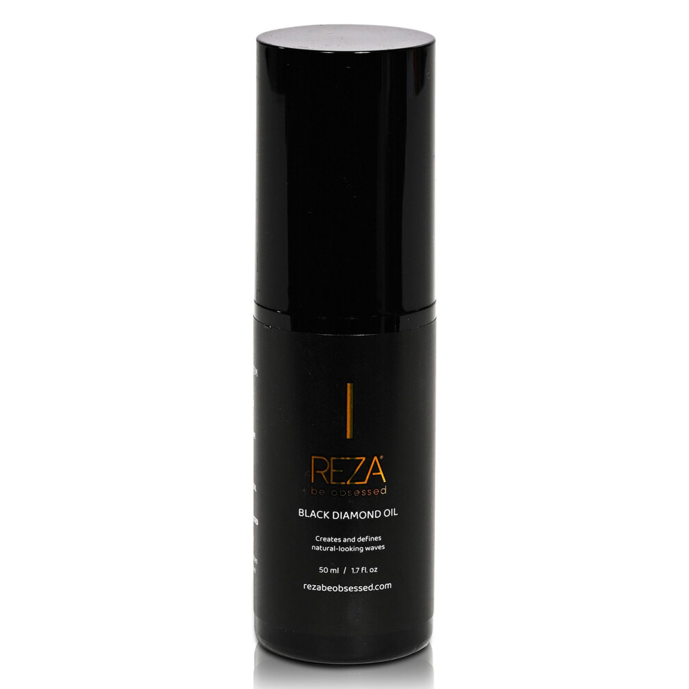 Reza Black Diamond Oil: Luxury Hair Oil Protects & Nourishes Adds Shine Sulfate Free Paraben Free Safe Tames Frizz Repairs Damage For Wom