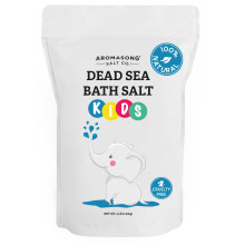 Sale del Mar Morto di Aromasong per bambini Soak 4 libbre. PACCHETTA RIMECABILE RIMEABILE AGGIUNGIMENTO FINE CHE PURA CURA E NATURALE.
