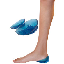 KidSole Full Coverage Shock Absorbing Heel Cups for Kid's with Sensitive Heels Heel Spurs Plantar Fasciitis Deep Heel with Raised Sides. (Kids