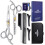 Equinox Professional Hair Scissors Set - Premium Essential Kit  Includes Hair Cutting Scissors  Thinning Shears  Straight Razor  Basic Comb  Clea 1