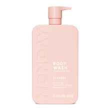 MONDAY HAIRCARE CLEANSE Duschgel mit Grapefruitextrakt, Hyaluronsure, Sheabutter und Kokosl fr normale bis fettige Haut/Mischhaut, 900 ml