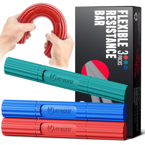 FitBeast Hand Exerciser Bars para fisioterapia: alivia el dolor de la ...