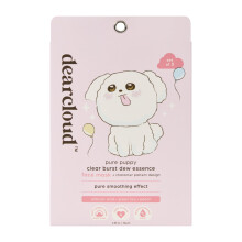 Dearcloud Pure Puppy Clear Burst Dew Essence Gesichtsmaske, koreanische Blattmaske  Salicylsure, grner Tee und Pfirsich (3er-Pack)