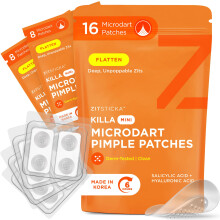 ZitSticka Killa Pimple Patches for Face - World's Most Potent Pimple Patch with Fast-Acting Microdarts - Starts Working within 6 Hours for Deep