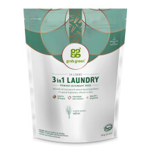 Grab Green, Capsules de Détergent à Linge 3 en 1, Vétiver, 24 Charges, 13,5 oz (384 g)