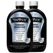 Tarn-X Metaal- en Zilververkleuring Verwijderaar, Voor Gebruik op Zilver, Goud, Koperen, Diamanten - 12 Ounce Fles (2-pack)