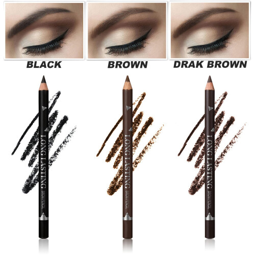 SUMEITANG 3Colors Eyebrow Pencil Eyeliner Set 2
