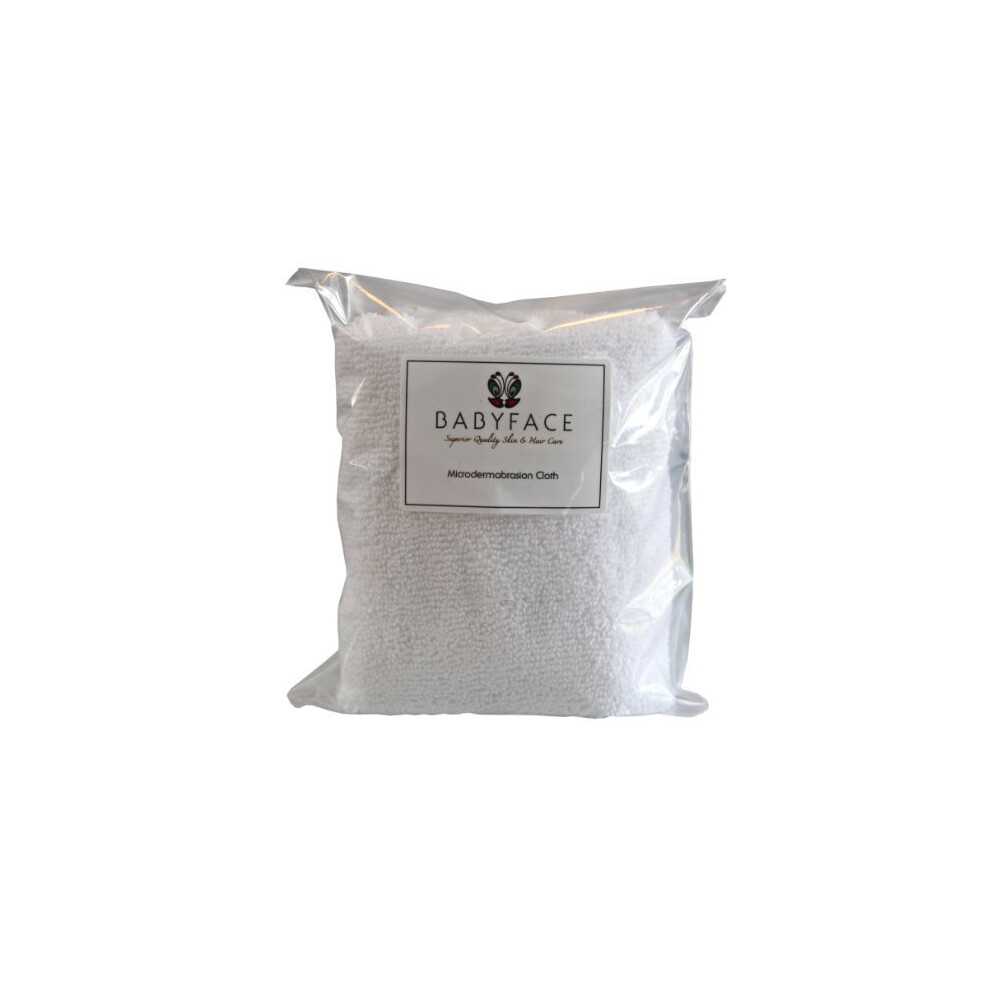 Babyface White Microdermabrasion Exfoliation Cloth Chemical-Free Peel & Exfoliator