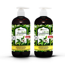 Champú y Acondicionador de Aceite de Árbol de Té y Biotina para Hombres y Mujeres | Fórmula Profesional