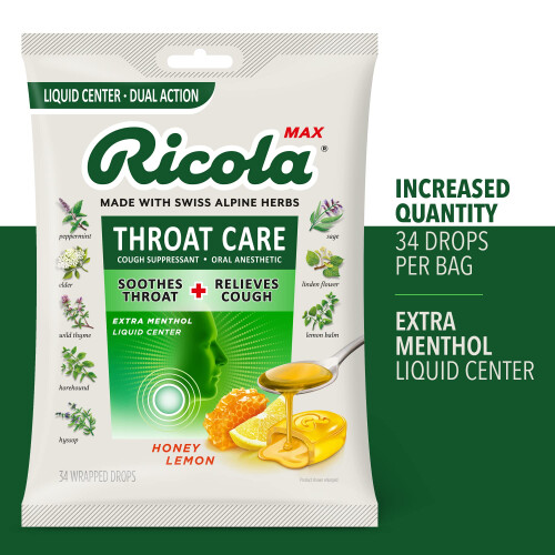 RICOLA CGH DRP MX HNY LM (6x34,00) 1