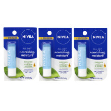 NIVEA Smoothness Lippenpflege LSF 15, 0,17 oz (3er Pack)