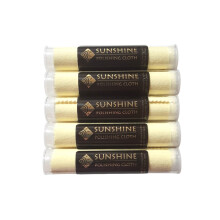 Sunshine 5 Chiffons Polissage Nettoyant Bijoux Tube Argent Laiton Or Cuivre